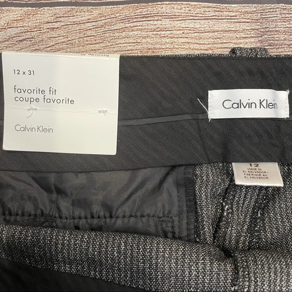 NEW CALVIN KLEIN Favorite Fit Coupe Trousers - Picture 10 of 11